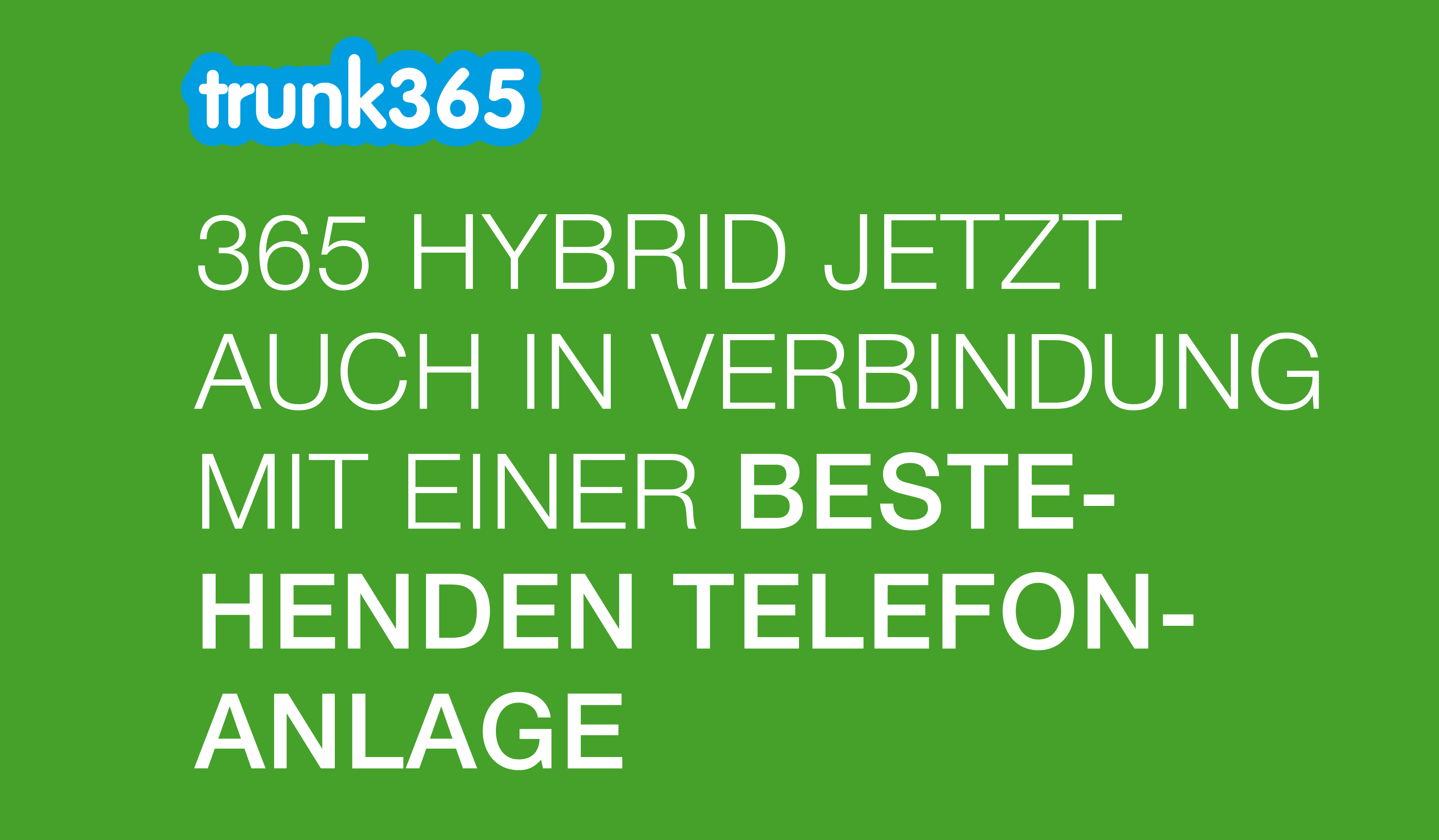 trunk Slider dt-4 Kompatibel mit einer bestehenden Telefonanlage